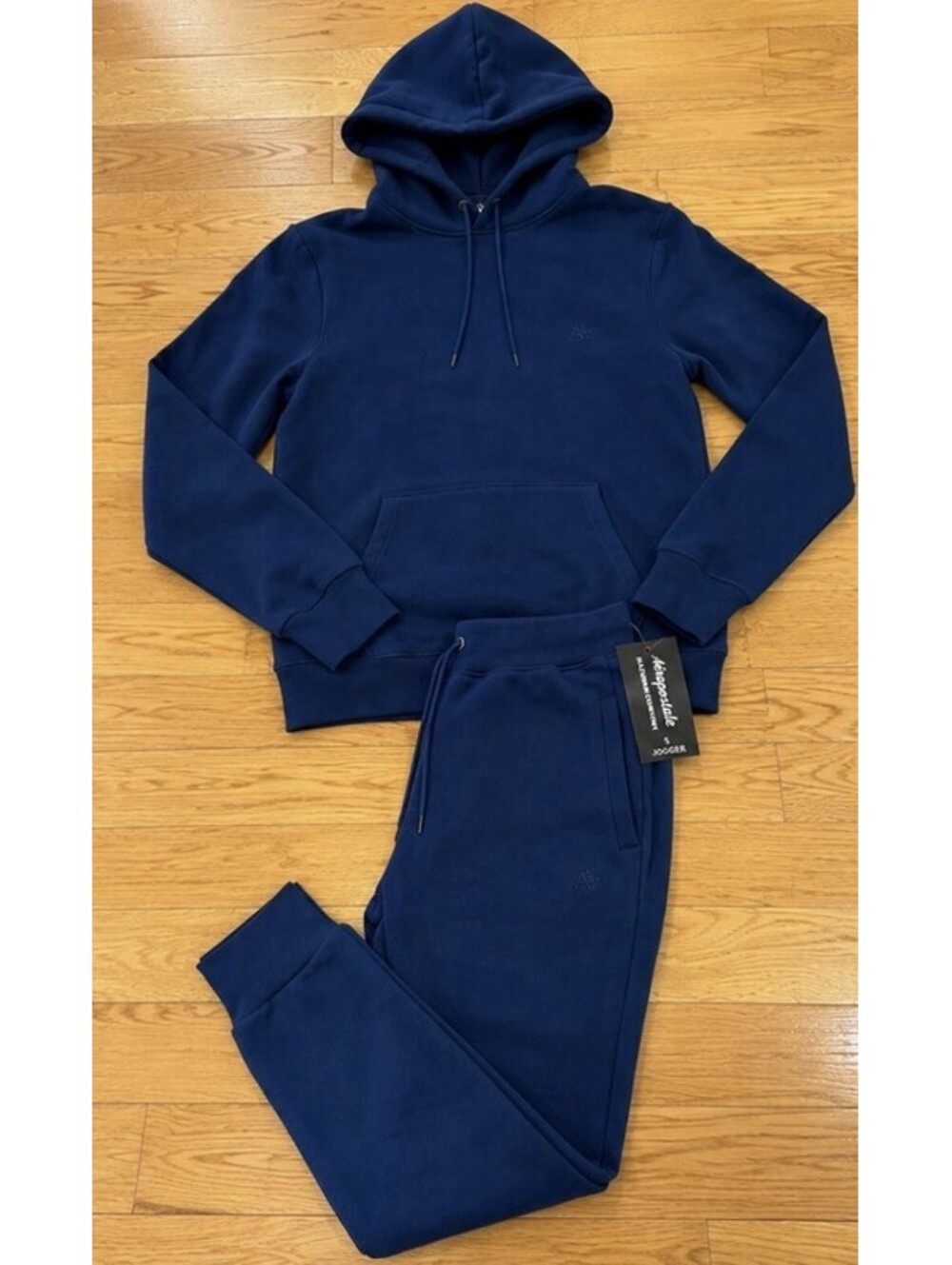 Size Small Men’s Aéropostale Men’s Navy Blue Hoodie & Jogger Sweatpants Set